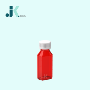 Botella Ovalada de PET de 50 ml para Jarabe Líquido, Tapa CR, Color Ámbar, OEM/ODM, Ciudad de Ho Chi Minh, Soluciones de Empaque JK M0745, Mejor Calidad - Product Image 2