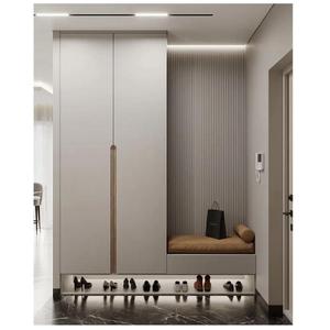 5 Year Warranty Customized Size French Waterproof Wooden <b>Shoes</b> Cabinet Storage <b>Wardrobe</b> Combo Home Furniture Easy Clean Online - Product Image 1