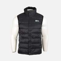 Veste demi-douce en duvet Navigate pour homme, noire, tailles M/L