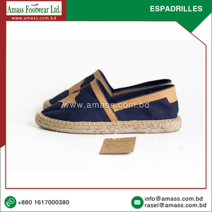 Zapatos de alpargata de lona con logotipo personalizado de calidad inmejorable, suela de yute, transpirable, sin cordones, para verano, mercado competitivo, zapatos de lona a la moda - Product Image 4