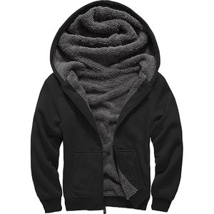 Logo fait sur mesure avec le prix de gros d'usine veste à capuche avec fermeture éclair pour hommes sweat à capuche épais sweat à capuche avec fermeture éclair complète thermique - Product Image 4