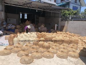 Lámpara colgante de pantalla de bambú tejida francesa tradicional de estilo de diseño moderno para decoración del hogar y hoteles turísticos en Vietnam - Product Image 6