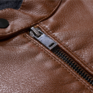 Blouson en cuir pour homme coupe-vent moto couleurs et logo personnalisés design tendance prix bas répondant à la demande du public peau de crocodile - Product Image 6