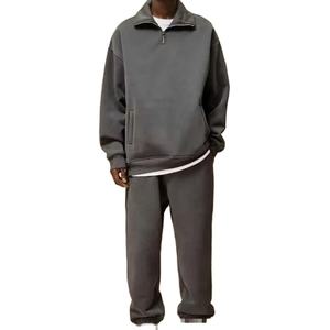 OEM survêtement personnalisé de qualité supérieure style baggy surdimensionné en strass délavé à l'acide surdimensionné pour unisexe - Product Image 4