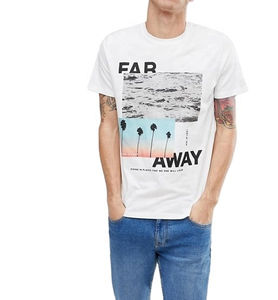 Camiseta de Hombre 100% Algodón, Lisa, Extra Grande, Gruesa, Ecológica, Transpirable, Cuello Redondo, Manga Corta - Product Image 2