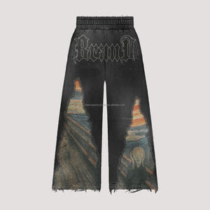 Breathable Hot Sale Customized Men <b>Hoodie</b> Jogging Trousers 2 Piece Print Fitness <b>Running</b> Sportswear Casual Winter Tracksuit - Product Image 3