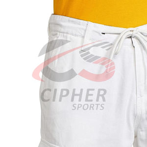 กางเกงขาสั้นผ้าฝ้ายโพลีเอสเตอร์สำหรับผู้ชายกางเกงขาสั้นเล่นกีฬาแบบเรียบใส่เล่นยิมฟิตเนสฤดูร้อนออกแบบได้ตามต้องการ - Product Image 2