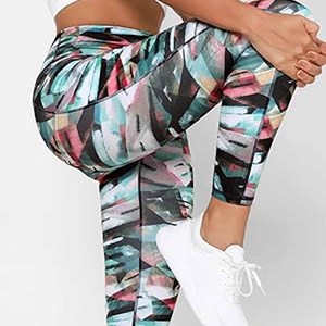 Logo personnalisé Sublimation Seamless Jungle Camo Real Tree Print Forest Hunting Leggings de sport pour femmes téléchargés par Dress Sports - Product Image 4