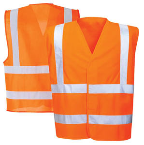 Gilet de sécurité réfléchissant gilet fluorescent gilet de chantier sécurité routière vêtements de nuit - Product Image 1