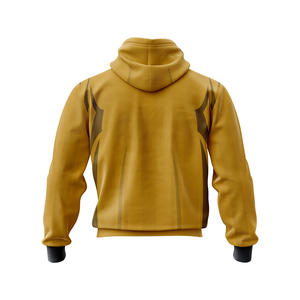 Sweat à capuche ample pour homme, en polyester/coton respirant anti-boulochage, avec fermeture éclair, surdimensionné, personnalisé pour 4 jeux, tricoté en hiver, 360g - Product Image 6