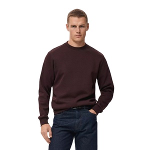 Men Heavyweight Sweatshirt 240 GSM Cotton Polyester Fleece Eco-Friendly Warm Casual Street Style Crewneck Pullover OEM Service - Product Image 1