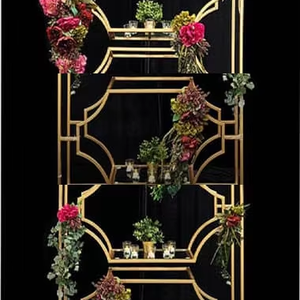 Panel Metálico de Diseño para Bodas con Tema Floral, OEM y ODM Disponibles en India - Product Image 1