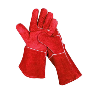 High Quality Cowhide Split Leather Safety Gloves Heat Resistant <b>Spark</b> Hand Protection Heavy Duty for Firefighting Welding - Product Image 2