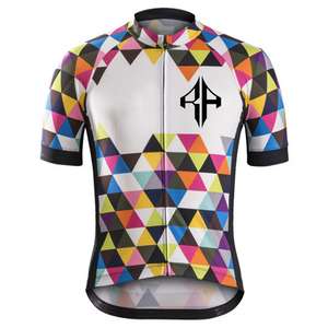 Camisetas de ciclismo por sublimación para hombre más vendidas Cremallera completa Material de poliéster 100% Logotipo personalizado de alta calidad premium para hombre - Product Image 2