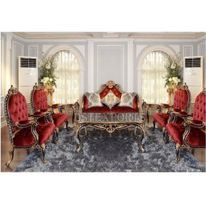 Juego de sofás de diseño clásico altamente elaborado, precio de fábrica, muebles de sala de estar de lujo, exportadores, chaise de vestíbulo de cuero de tamaño personalizado de EE. UU. - Product Image 4