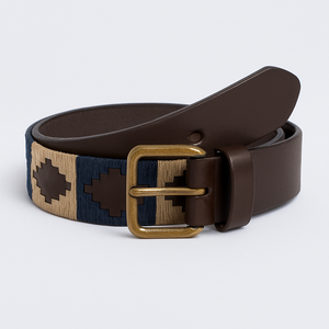 เข็มขัดโปโลทำมือรูปแบบพรีเมี่ยมสีทองสีฟ้าหัวเข็มขัดวินเทจเครื่องประดับแฟชั่นใช้ได้ทั้งชายและหญิง - Product Image 6