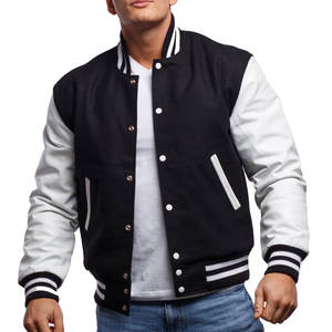 Chaqueta de manga de cuero de secado rápido, diseño OEM personalizado de la mejor calidad, chaqueta del equipo universitario, Funda de cuero, precio barato - Product Image 1