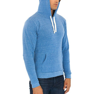 Hombres Unisex Tri-blend Fleece Hoodie Fleece Pullover Hoody 25055 con etiqueta privada de manga larga cuello etiqueta Sudadera con capucha Logo - Product Image 1