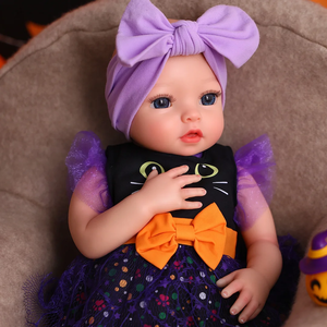 Babeside <span class=keywords><strong>Vente</strong></span> flash Poupée réaliste <span class=keywords><strong>reborn</strong></span> de 16 pouces pour Halloween, poupée en silicone de qualité supérieure, fille nourrisson, jouet doux pour boutique de cadeaux, <span class=keywords><strong>vente</strong></span> en gros - Product Image 5