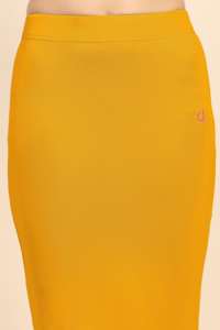 Trendmalls Respirant Anti-Bactérien Garniture en Dentelle Écologique pour Spandex Saree Shapewear Set Orange (P02) pour Femme - Product Image 6