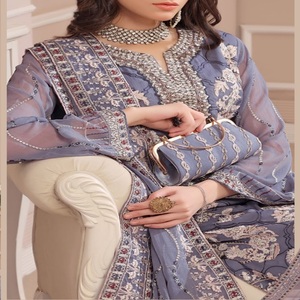 Motis Fashion Vol ANCHAL Long Maxi Frock Heavy Embroidered Chiffon Three-Piece Punjabi Suit for Women <b>Eid</b> <b>Dresses</b> Salwar Kameez - Product Image 5