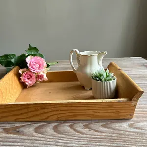 Bandeja de madera rústica pulida hecha a mano de madera de mango, tabla de charcutería de madera Natural para cocina, decoración del hogar - Product Image 5