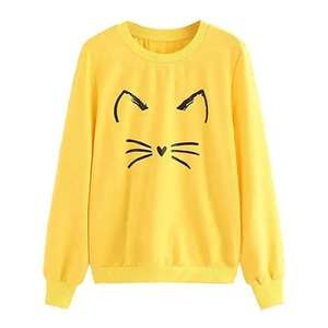 Cotton Loop Pullover Loose Knitted Hooded <b>Sweatshirt</b> Formal with Breathable Feature for Autumn Season Front Logo - Product Image 1