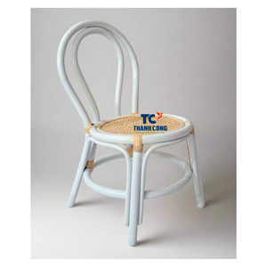 เก้าอี้หวายธรรมชาติสำหรับเด็กเล็กเก้าอี้เลี้ยงเด็กแบบหวานสำหรับเด็กผู้หญิงเด็กผู้ชายที่นั่งหวายสำหรับตกแต่ง - Product Image 2