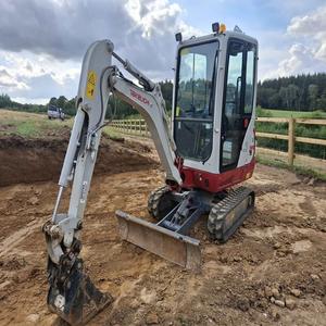 NOUVEAU Mini-excavatrice sur chenilles Takeuchi Mini-excavatrice sur chenilles avec moteur diesel Excavatrice hydraulique Bosch Rexroth - Product Image 6