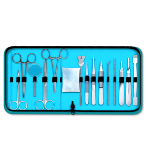 Kit d'instruments chirurgicaux médicaux pour chirurgie mineure, ensemble de dissection, alimentation manuelle, réutilisable, certifié CE, conforme à la norme ISO 13485:2016 - Product Image 1