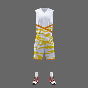 100% personnalisé de qualité supérieure en gros maillot de basket-ball personnalisé sublimation respirant uniformes de basket-ball à séchage rapide - Product Image 6