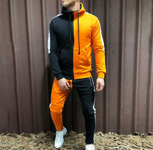 Logo personnalisé unisexe 100% coton survêtement fabricant surdimensionné costume baggy empilé pantalons de survêtement à capuche ensemble homme survêtement - Product Image 2