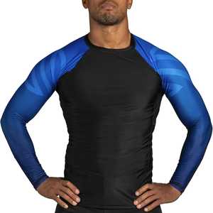 Custom Short Sleeve <b>Surf</b> Logo Mma Bjj Compression Shirt Sublimated Jiu Jitsu Rashguards Design Your Own Custom Rash Guard - Product Image 2