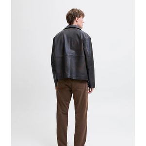 กางเกงยีนส์ลำลองผู้ชาย ทรงตรง ยืดได้ ใส่สบาย ไซส์ใหญ่ คุณภาพสูง แบบสั่งทำพิเศษ สีอ่อน ลุคแบ็กกี้ - Product Image 6