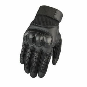 SALVA LEATHER Full Finger PU Racing Gloves Adjustable Wrist Strap Touchscreen Windproof Non Slip Outdoor Activities Unisex Wear - Product Image 2