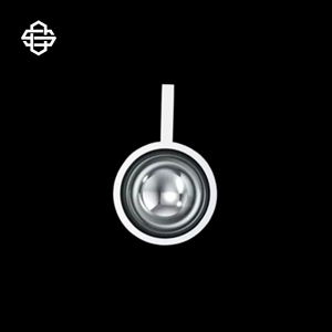 Collar con colgante de balón de fútbol de lujo, piedras CZ blancas y negras, joyería deportiva de plata esterlina para hombres y mujeres - Product Image 3