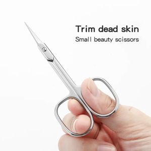 Personnalisation en gros conception privée nouveau professionnel beauté ongles maquillage bâton verre ongles ventilateur ciseaux pour manucure pédicure - Product Image 6