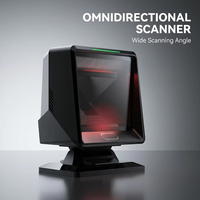 Escáner de Código de Barras USB de Escritorio Manos Libres Personalizado OEM ODM CE FCC, Lector de Códigos QR 1D 2D, Sistema POS para Supermercados, Farmacias y Control de Inventario