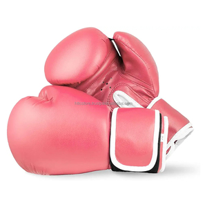 Custom Professional Fighters' PU Leather Boxing Gloves 8oz 16oz Sizes PVC <b>Punching</b> Equipment Martial Arts Training Sporting - Product Image 2