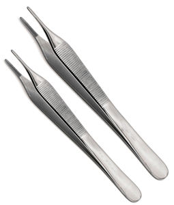 Pinces à tissus en acier inoxydable de haute qualité 440, pinces dentaires, pinces à tissus, pansements, poignée antidérapante, pinces chirurgicales - Product Image 1