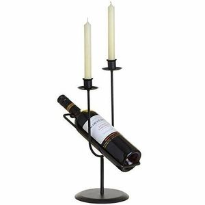 ที่วางขวดโลหะชุบสังกะสี ดีไซน์คลาสสิก สำหรับจัดเก็บบนเคาน์เตอร์ ที่วางขวดไวน์ - Product Image 5