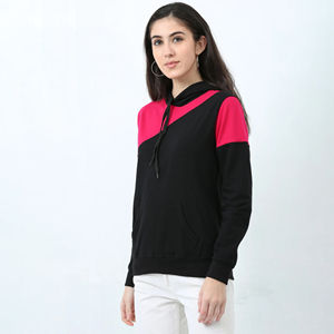 Sudadera con capucha cálida a la moda para mujer, venta al por mayor, Sudadera con capucha informal sólida de talla grande, sudaderas con capucha para mujer, servicio OEM - Product Image 3