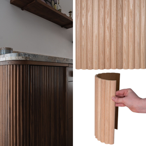 Premium Wooden Tambour Panels Flexible Curved Slats for Cabinet Doors Furniture Design Projects Wooden Flexible Panels - Product Image 5