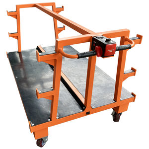 รถเข็นขนส่งไฟฟ้าแบบปรับแต่งได้สำหรับงานหนักพร้อมแท่นเหล็ก สำหรับโลจิสติกส์สนามบินและการใช้งาน OEM - Product Image 4