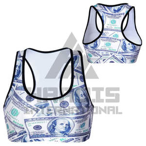 Nouveau Style Femmes Legging Sublimation Imprimé Femme Sublimation Personnalisé Sublimation Soutien Moyen Soutien Sans Couture Sport Soutien-Gorge - Product Image 1