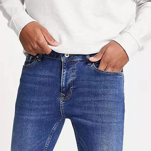 Pantalon jeans strass personnalisé à la mode, streetwear, jeans baggy en jean à jambe large en diamant pour la vente en ligne - Product Image 5