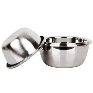 Factory Pet Supplies Stainless Steel pet Feeding Cup OEM ODM Customized Cat Dog Bowl Logo Printed At Low Prices