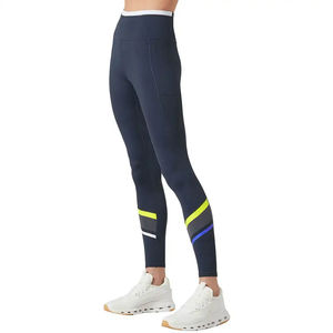 Mallas de LICRA de alta elasticidad para mujer, mallas deportivas estampadas, cintura elegante, Logo, talla XL, moda elástica, Yoga, gimnasio, venta al por mayor - Product Image 2