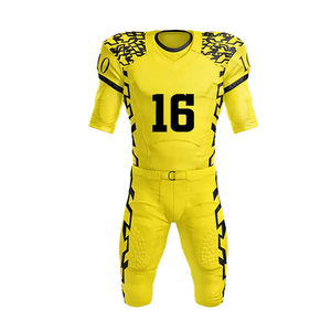 Uniformes de l'équipe de football américain pour le jour du match et l'entraînement Maillot et pantalon personnalisés avec impression par sublimation pour un look de style professionnel - Product Image 1