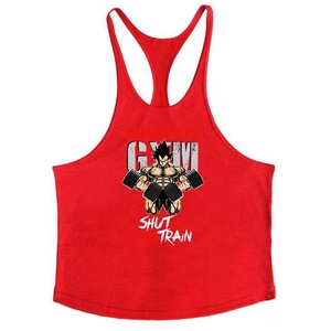 Débardeurs de sport respirants à col en V personnalisés avec logo pour hommes, séchage rapide, haute qualité, vêtements de fitness OEM en coton - Product Image 4